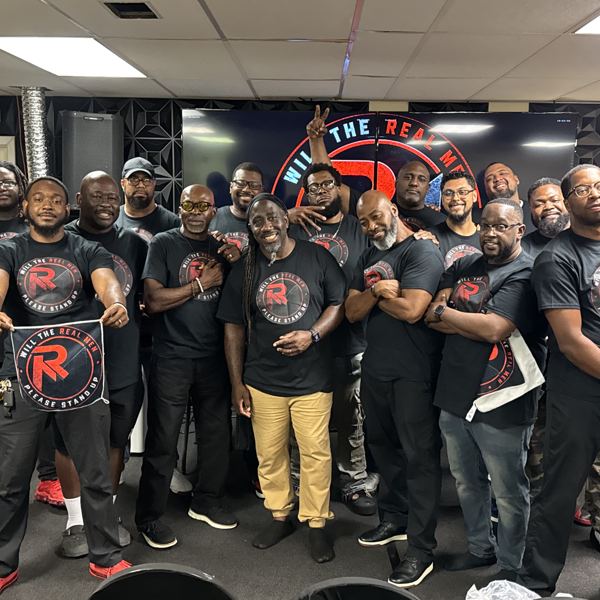 The brotherhood in Real Men shirts