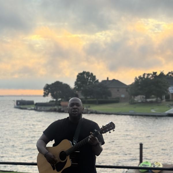 Worship at sunset by the water